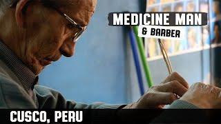 Traditional Shave in Peruvian Medicine Man Barbershop | Cusco Peru