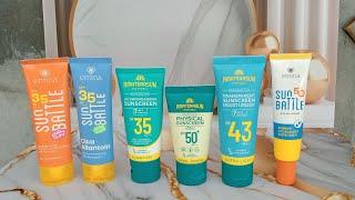 REVIEW ALL SUNSCREEN ALA RAHMAWATI INDAH || SUNSCREEN || BRAND LOKAL || PRODUK LOKAL 