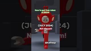 How to get free robux! (July 2024) not a scam! #roblox #kallieqz #giveaway #robux