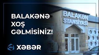 Bakı-Balakən qatarı bərpa olundu