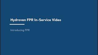 Hydroven FPR In Service Video (USA)