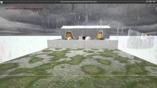 Unreal Engine 4 test rain