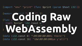 Coding raw WebAssembly Text - Dive into Wat