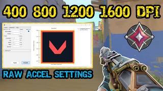 Best Raw Accel Setting | Raw Accel Settings For Valorant