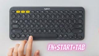 how to take screenshots at logitech k380 keyboard || #shorts