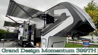 GIANT from Grand Design RV: Momentum 399TH: Massive Windows, Campside Deck