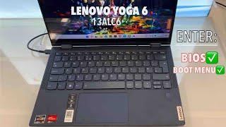 Lenovo Yoga 6 - How To Enter Bios (UEFI) & Boot Menu Option | Boot From USB