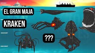 Legendary Krakens Size Comparison | El Gran Maja & Bloop vs Krakens Comparison