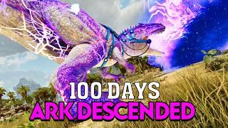 I Spent 100 Days In Ark Descended… Ark’s Craziest Mod