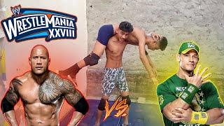 WWE - John Cena vs The Rock | WrestleMania 28 | Beast Twins Brothers