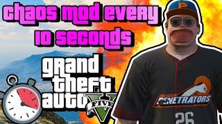 GTA 5 CHAOS MOD EVERY 10 SECONDS