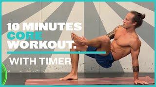 10 Minutes Core Workout [With Timer and Audio Queues]