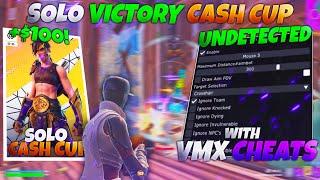 EARNING +$100 In Solo Cash Cup With The BEST Fortnite CHEATS  | vmx cheats