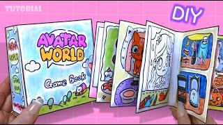 (Tutorial) 8 Avatar World Game Book #paperdiy #asmr #종이놀이 #halloween