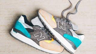 Обзор M998AWB New Balance Океан, песочный Аквамарин Кроссовки на каждый день #nbekb