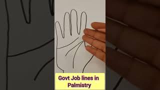 Government Job Chances in Palmistry #governmentjobs #palmistry #shorts #job #miracles #govtjobs