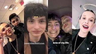 Stranger Things Cast Instagram Stories / November 2018