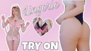 LINGERIE try on! ~