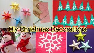 Yangi yil bezaklari yasash/ 6 Easy Christmas Home Decor Ideas,#star #tree #snowfolk  #snowflaks