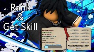 HOW TO GET SKILLS AND RANK UP -WISTERIA DEMON SLAYER