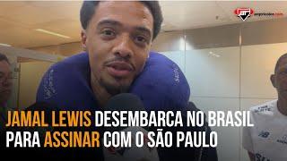 EXCLUSIVO! Jamal Lewis, novo reforço do São Paulo, desembarca no Brasil | Arquibancada Tricolor