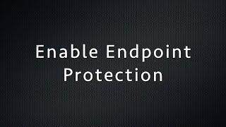 Azure Security Center: Enable Endpoint Protection