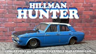 Corgi Toys 302 Hillman Hunter London to Sydney Marathon 1968 Restoration