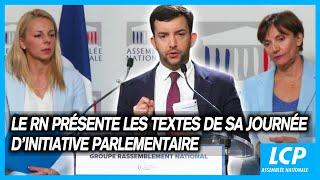 Le Rassemblement national présente les textes de sa journée d’initiative parlementaire - 25/09/2024