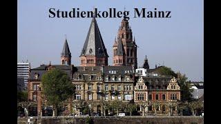 Studienkolleg Mainz. M-Kurs. Учёба в Штудиенколлеге Майнца 2019