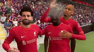 LIVERPOOL VS ASTON VILLA IN FIFA 22