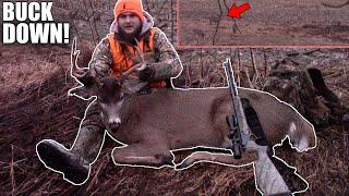 SELF-FILMED 2024 NY Muzzleloader Buck Hunt!!