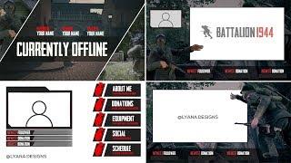 [FREE] Battalion 1944 Twitch Package by F4INT