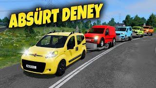 5 TİCARİ ARABAYI ARKA ARKAYA TAŞIDIM // ABSÜRT DENEY // SÜRPRİZ SON // ÇEKİCİ MODU // BeamNG.drive