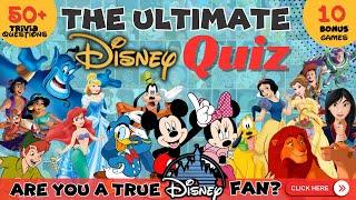 50 Disney Questions Test Your Disney Knowledge