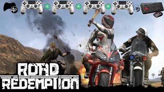 Игры на двоих / троих / четверих на одном пк - Road Redemption