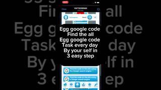 29 October find the all Egg google code task every day #ytshorts #shortsfeed #viralshorts #fyp