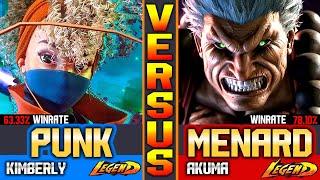 SF6 (MenaRD Vs Punk) Akuma Vs Kimberly ▰ High Level