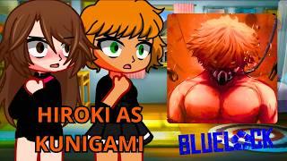 [NTR]Kokujin no tenkousei react/reagindo a hiroki as Kunigami - gacha club |  