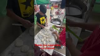 Real Mukbang || Dessert  Hollow Donut very tasty in Cambodia street food || # short video