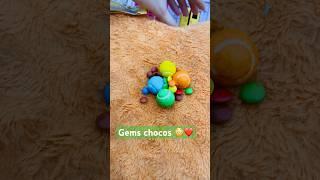 Gems chocos mix with balls #shortsfeed #anayakandhal #anaya #shorts