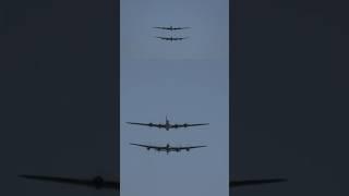 A very rare sight - B-17 Flying Fortress & Avro Lancaster together!