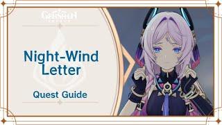 Night-Wind Letter | Version 5.2 | Story Quests & Puzzles【Genshin Impact】