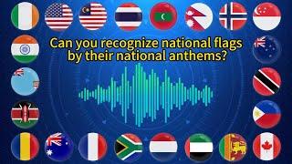 National Anthem Challenge: Can You Match the Anthem to the Flag?#identify flags #country quiz