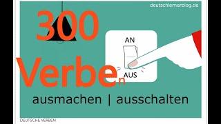 300 de verbe importante la limba  Germana animate și traduse cu Doktor German