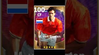 How To Train 100 RATED M. Van basten In efootball 24 #vanbasten #efootball #short #pes #viral #cf