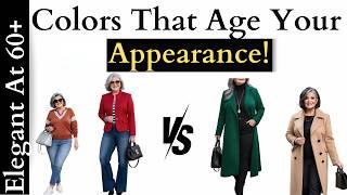 Avoid These Colors: They Can Make You Look Older! - Discover The Most Attractive Colors Over 50,60!