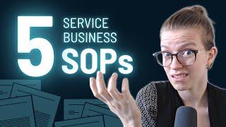 5 SOP Examples for Service Businesses