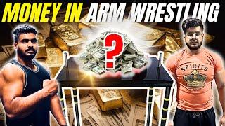 THIS IS WHAT YOU EARN FROM ARM WRESTLING !!