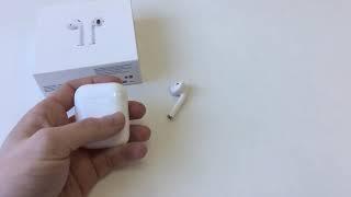 Обзор от покупателя «М.Видео»: наушники Apple AirPods (MMEF2ZE/A)