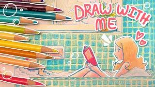 draw with me  working on my AP portfolio